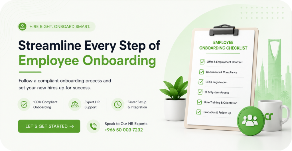 Employee Onboarding Checklist in Saudi Arabia A Step-by-Step Guide for Employers - CTA